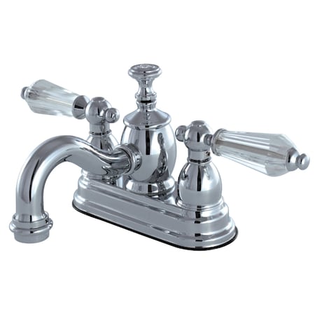 Kingston Brass KS7101WLL 4" Centerset Bathroom Faucet, Polished Chrome KS7101WLL